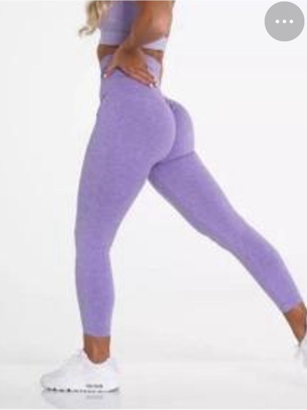 NVGTN High-Waisted Lilac Purple Seamless Leggings